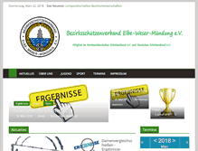 Tablet Screenshot of bezirksschuetzen-elbe-weser.de